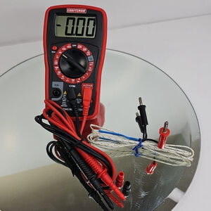 Sears Craftsman Compact Multimeter 82345 Tested Working W/temp Sensor